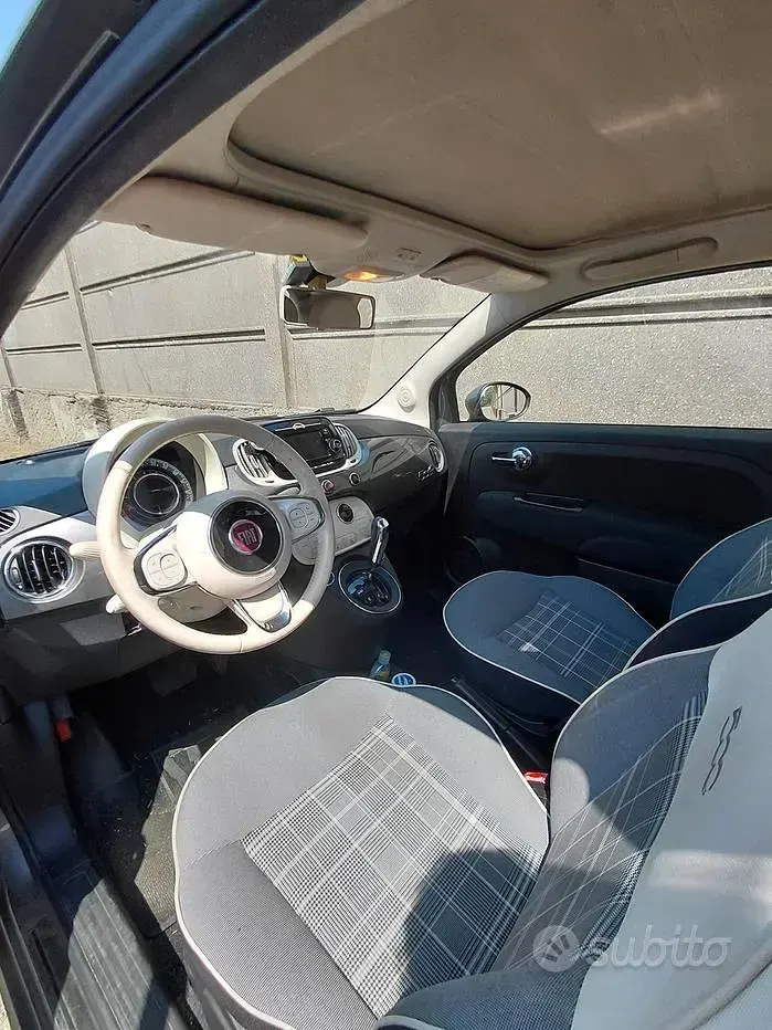 Usata Fiat 500 69 CV (50 kW) 2019 Grigio Cabrio