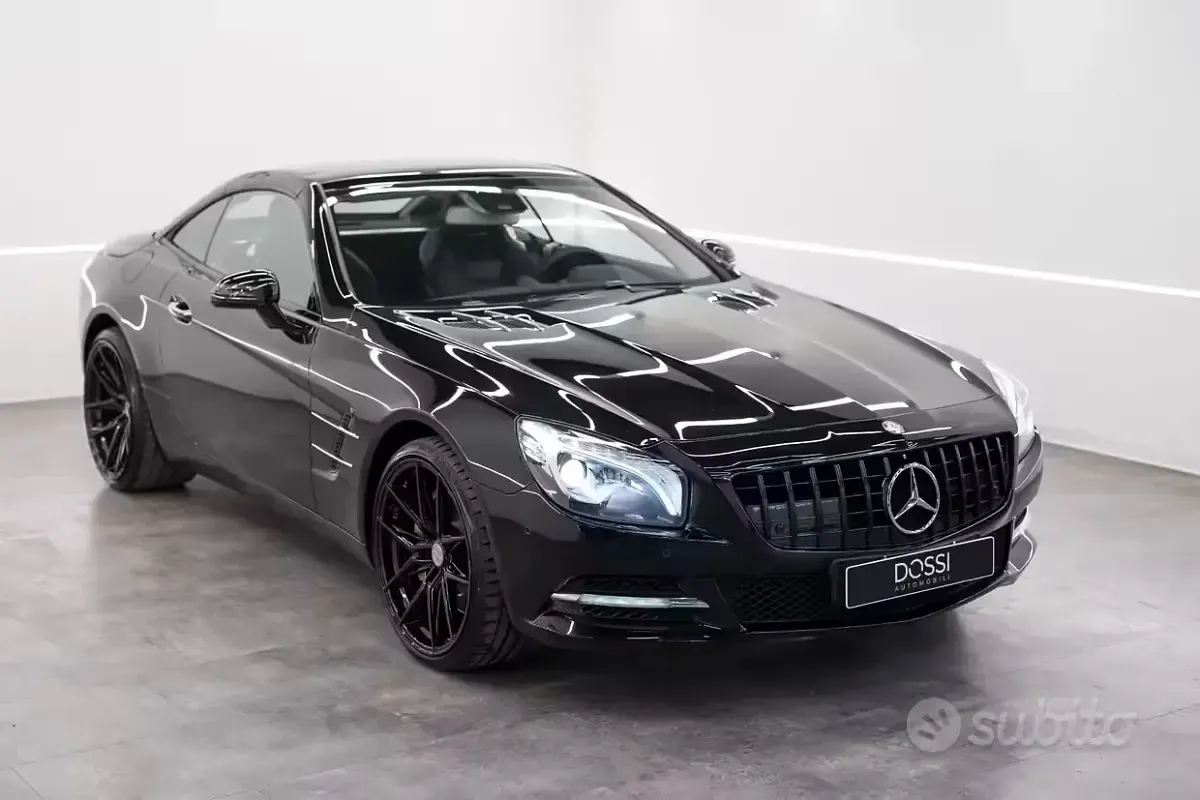 Usata Mercedes SL500 435 CV (319 kW) 2013 Nero Cabrio