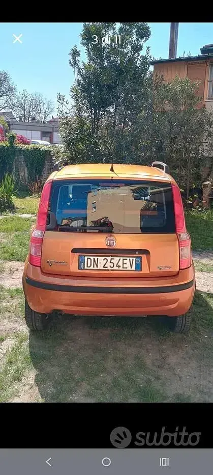 Usata Fiat Panda 60 CV (44 kW) 2008 Arancione Utilitaria