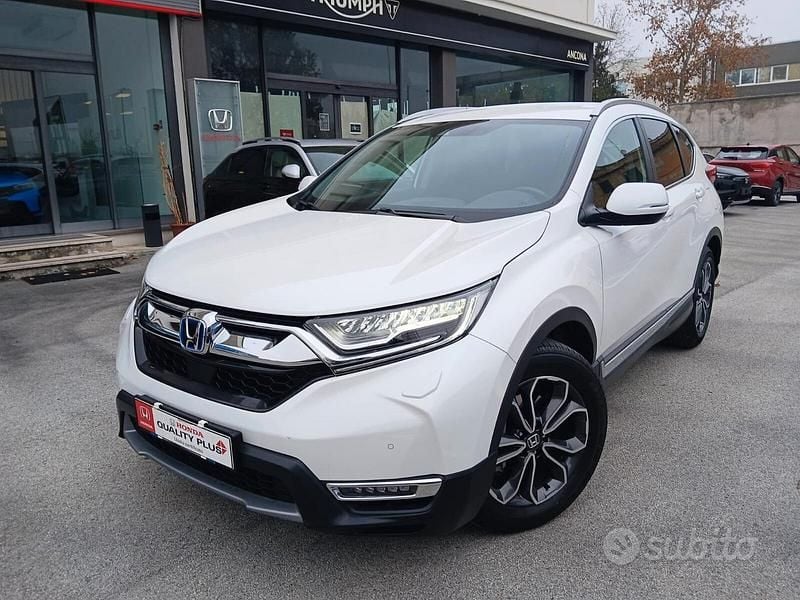 Bianco Usata 2022 Honda CR-V Elegance SUV | 26.550 € - Immagine 1/4