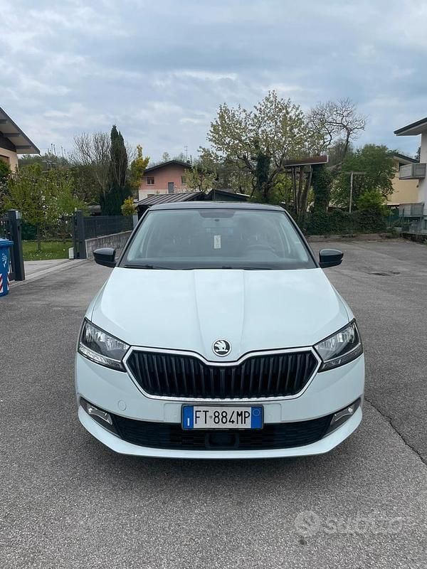 Usata Skoda Fabia 75 CV (55 kW) 2018 Bianco Berlina