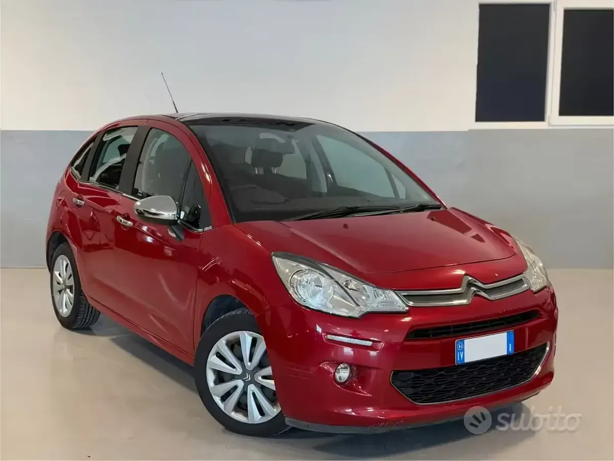 Usata Citroën C3 Exclusive 82 CV (60 kW) 2014 Rosso Berlina