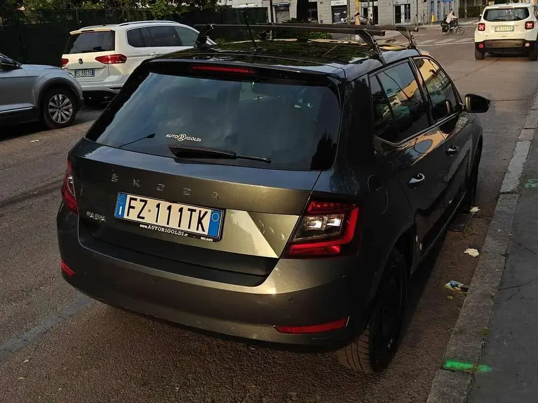 Usata Skoda Fabia Design Edition 60 CV (44 kW) 2019 Grigio Utilitaria