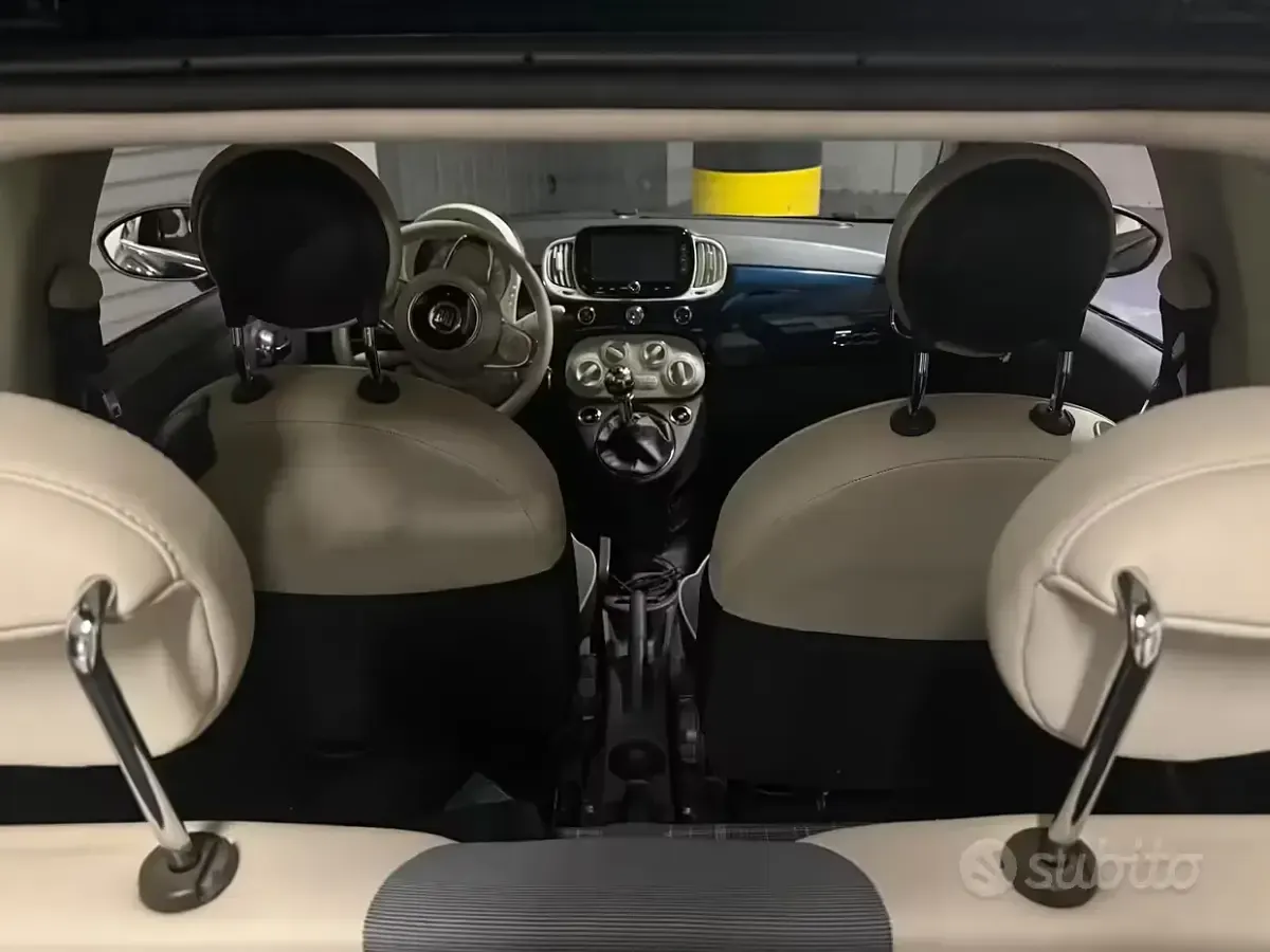 Usata Fiat 500 Pop 69 CV (50 kW) 2016 Blu Berlina