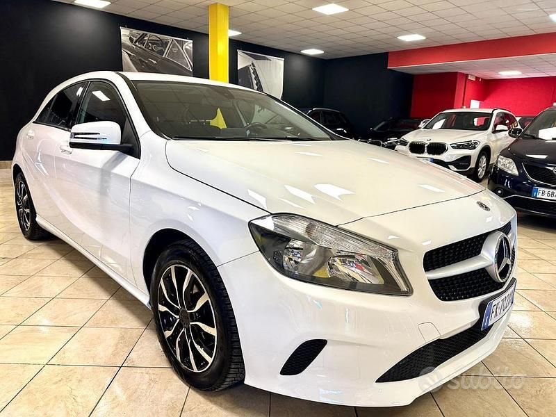 Usata Mercedes A160 Executive 90 CV (66 kW) 2017 Bianco Berlina