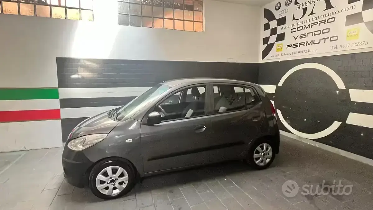 Usata Hyundai i10 Active 66 CV (48 kW) 2008 Grigio Utilitaria
