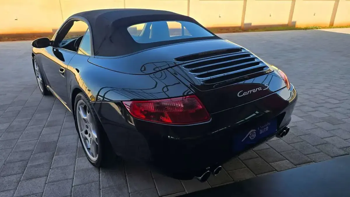 Usata Porsche 997 355 CV (261 kW) 2008 Nero Cabrio