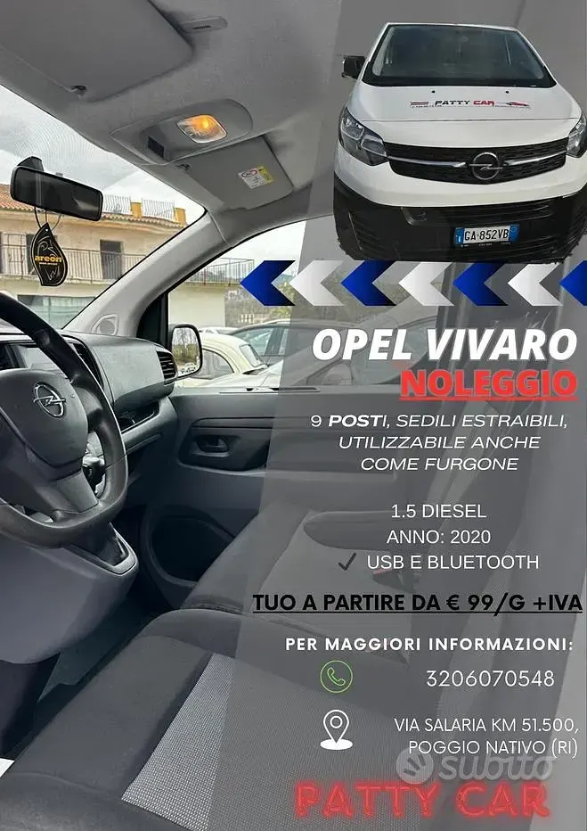 Usata Opel Vivaro S 120 CV (88 kW) 2025 Monovolume