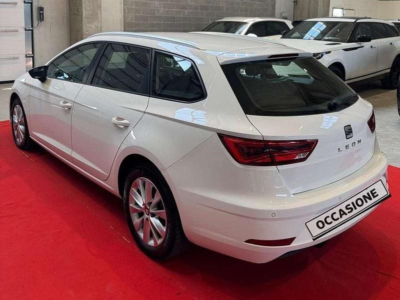 Usata Seat Leon ST Business 116 CV (85 kW) 2018 Bianco Station wagon