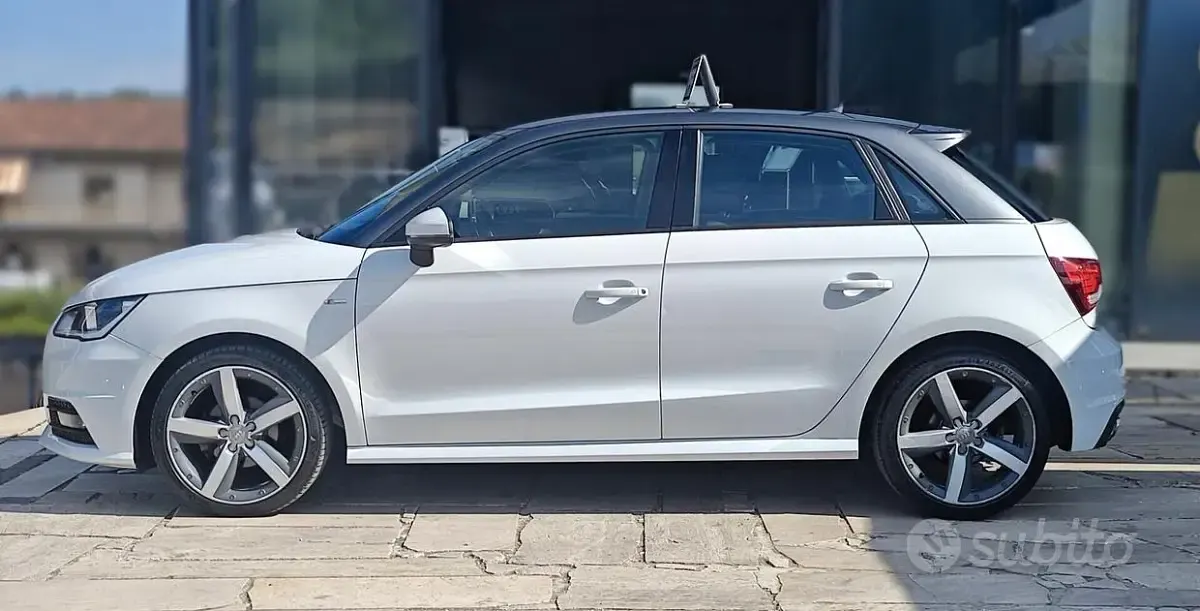 Usata Audi A1 S-Line 90 CV (66 kW) 2017 Bianco Utilitaria