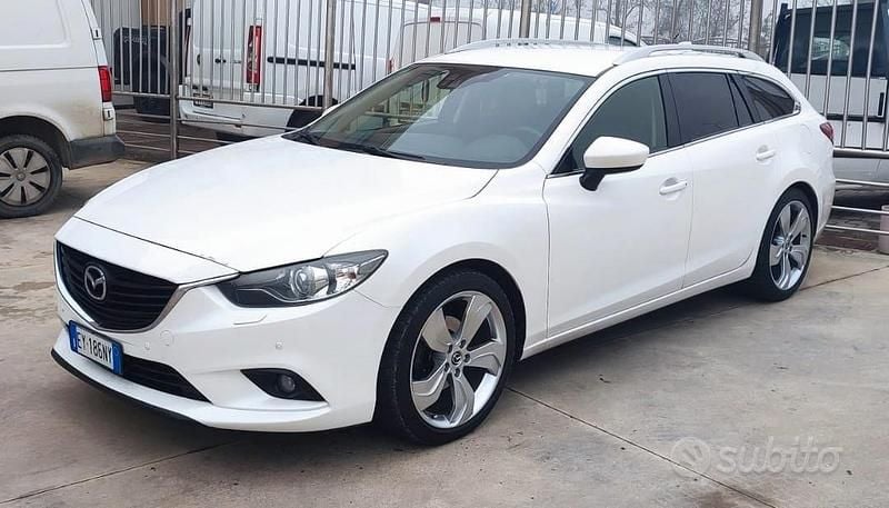 Usata Mazda 6 150 CV (110 kW) 2015 Bianco Station wagon