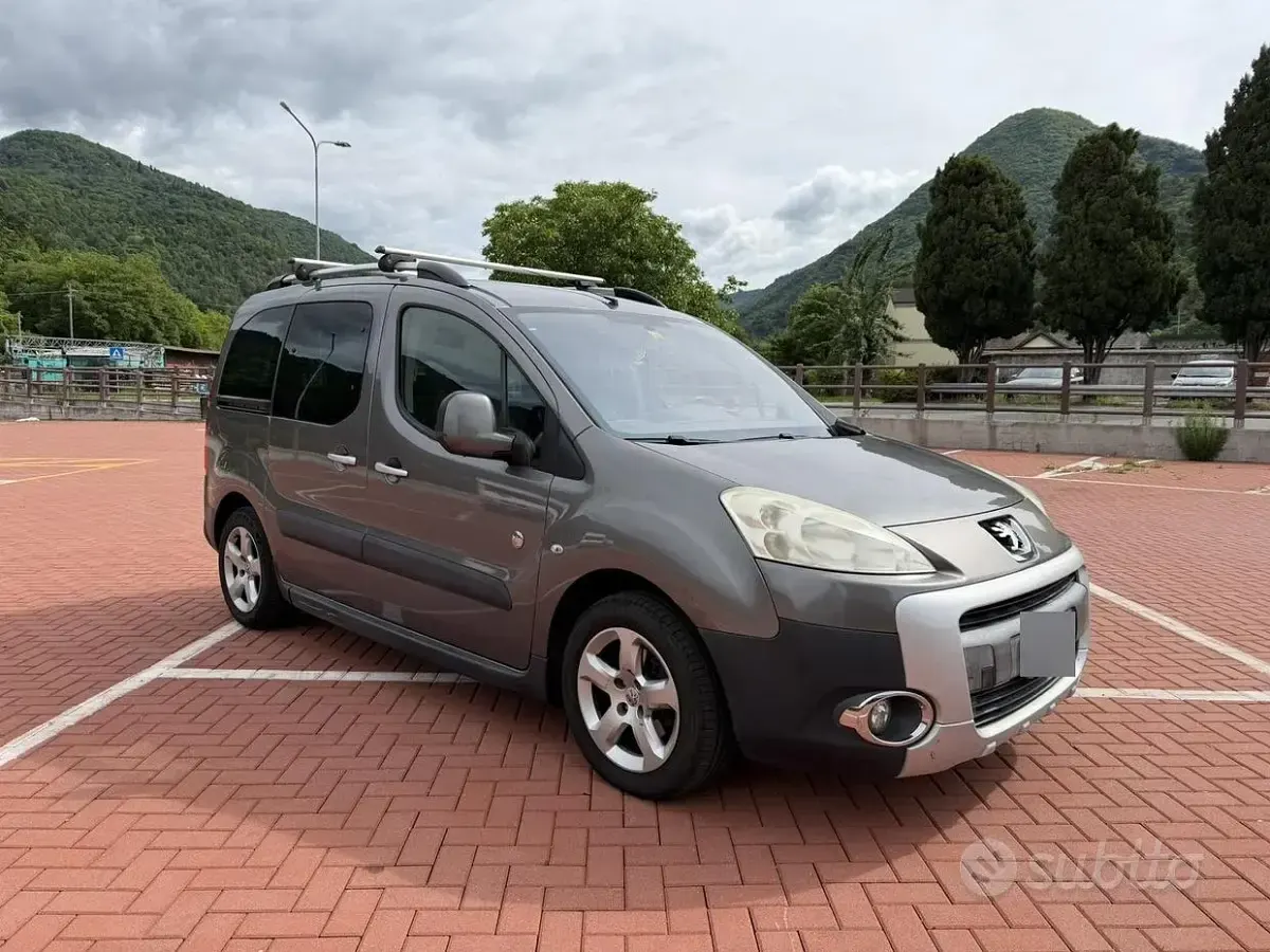 Gebraucht Peugeot Partner Tepee Outdoor 112 PS (82 kW) 2012 Grau Van / Kleinbus