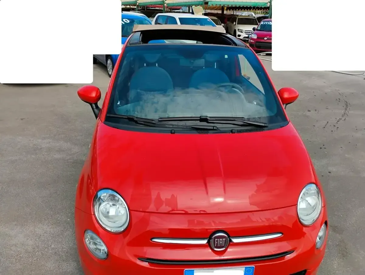 Usata Fiat 500C Dolcevita 69 CV (50 kW) 2022 Arancione Cabrio