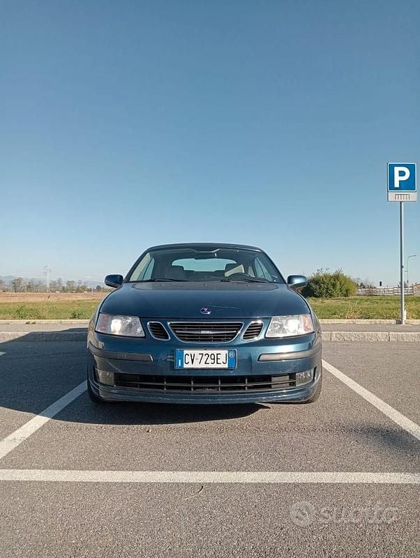 Usata Saab 9-3 Cabriolet 209 CV (153 kW) 2005 Blu Cabrio