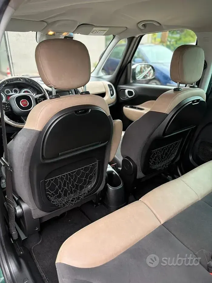 Usata Fiat 500L Lounge 105 CV (77 kW) 2015 Verde Monovolume