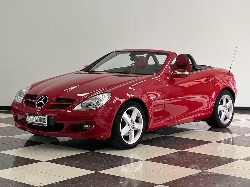 Usata Mercedes SLK200 163 CV (119 kW) 2004 Rosso Cabrio