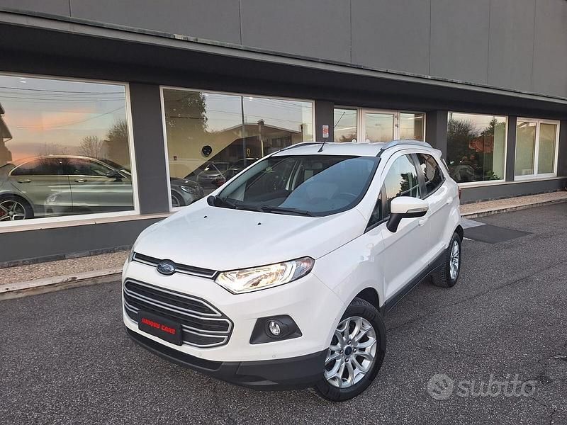 Bianco Usata 2017 Ford Ecosport Titanium SUV | 9900 € (Buon prezzo) - Immagine 1/4