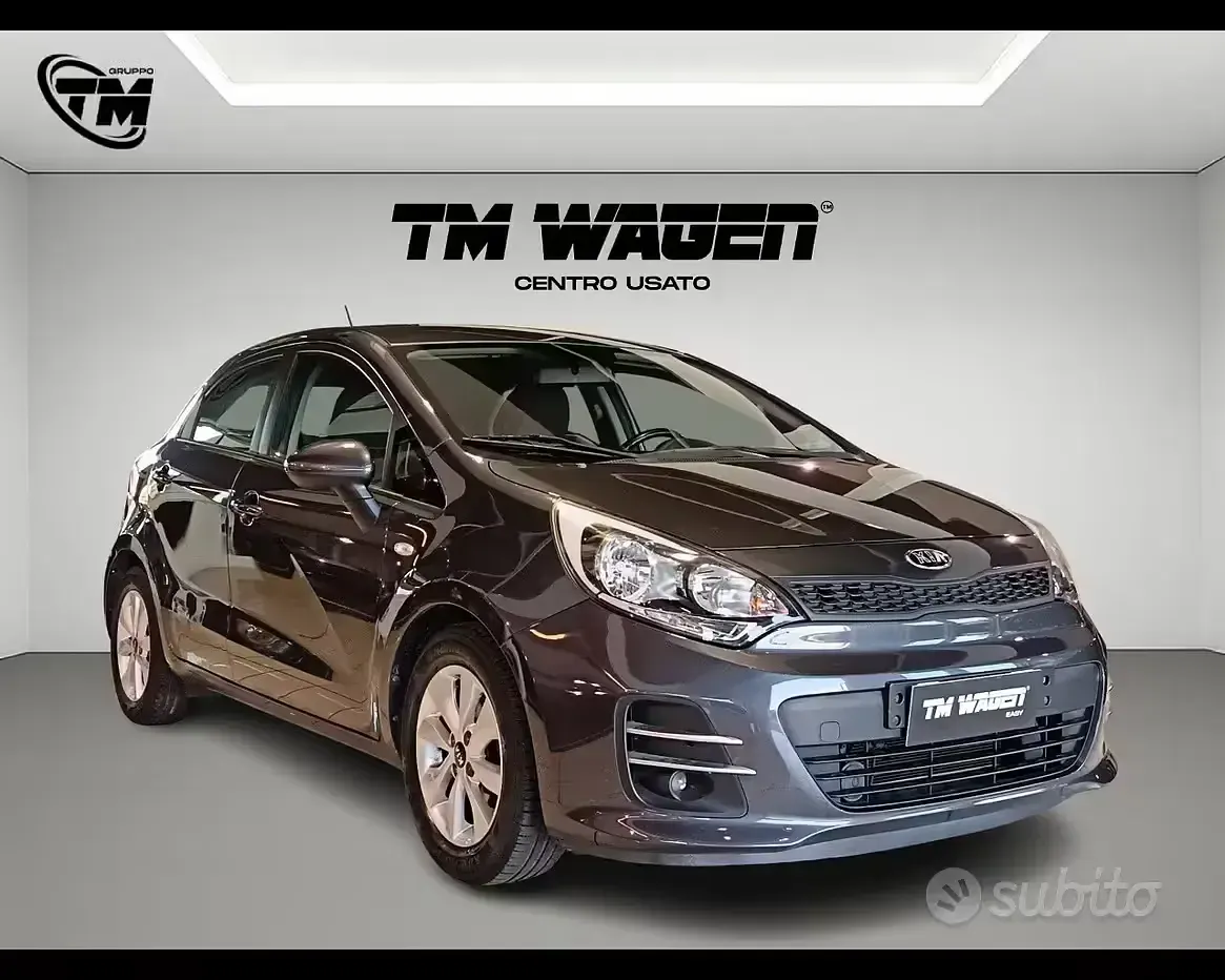Usata Kia Rio 85 CV (62 kW) 2016 Grigio Utilitaria
