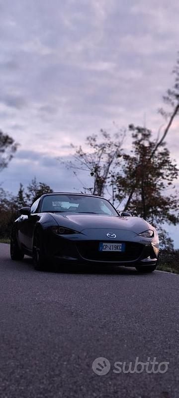 Usata Mazda MX5 Exceed 160 CV (117 kW) 2016 Grigio Cabrio