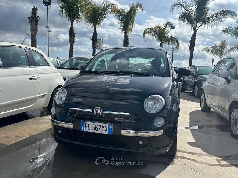 Usata Fiat 500 Lounge 86 CV (63 kW) 2011 Nero Berlina