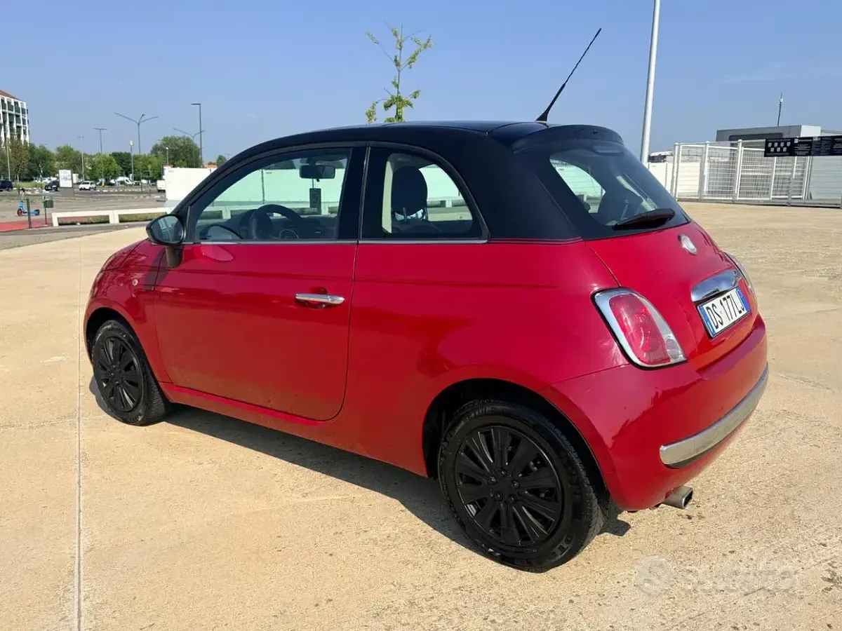 Usata Fiat 500 Lounge 69 CV (50 kW) 2008 Rosso Berlina