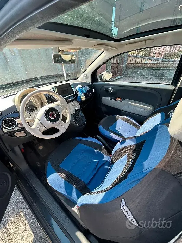 Usata Fiat 500 69 CV (50 kW) 2010 Bluazzurro Berlina