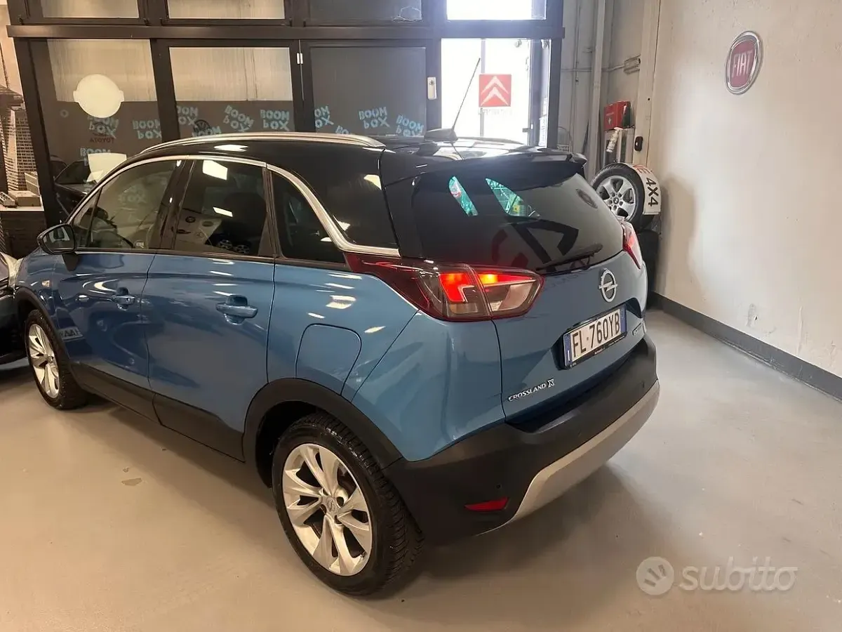 Usata Opel Crossland 99 CV (72 kW) 2017 Blu SUV