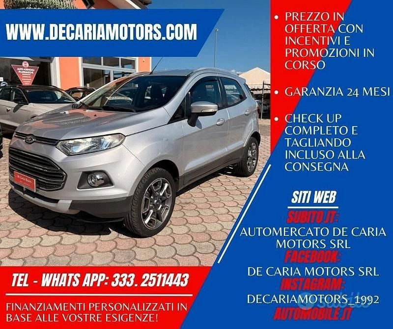 Argento Usata 2014 Ford Ecosport Titanium SUV | 7800 € (Buon prezzo) - Immagine 1/4