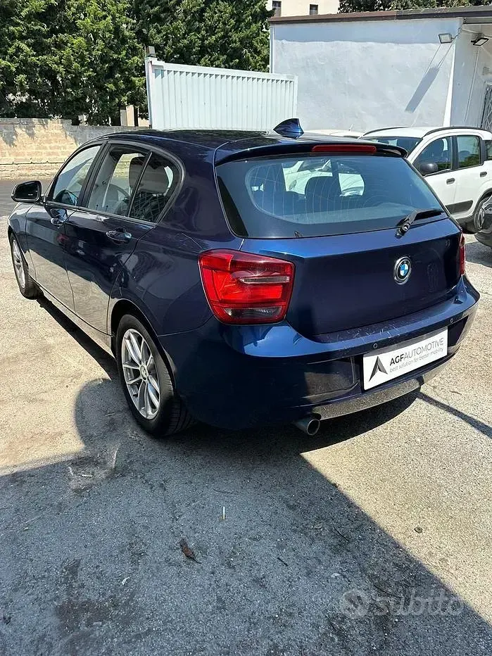 Usata BMW 116 Efficient Dynamics 116 CV (85 kW) 2013 Bluazzurro Utilitaria