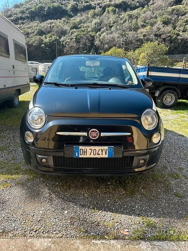 Usata Fiat 500 100 CV (73 kW) 2007 Nero