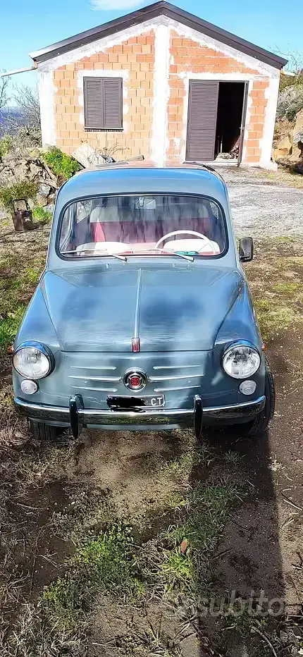 Usata Fiat 600 1960 Grigio Utilitaria