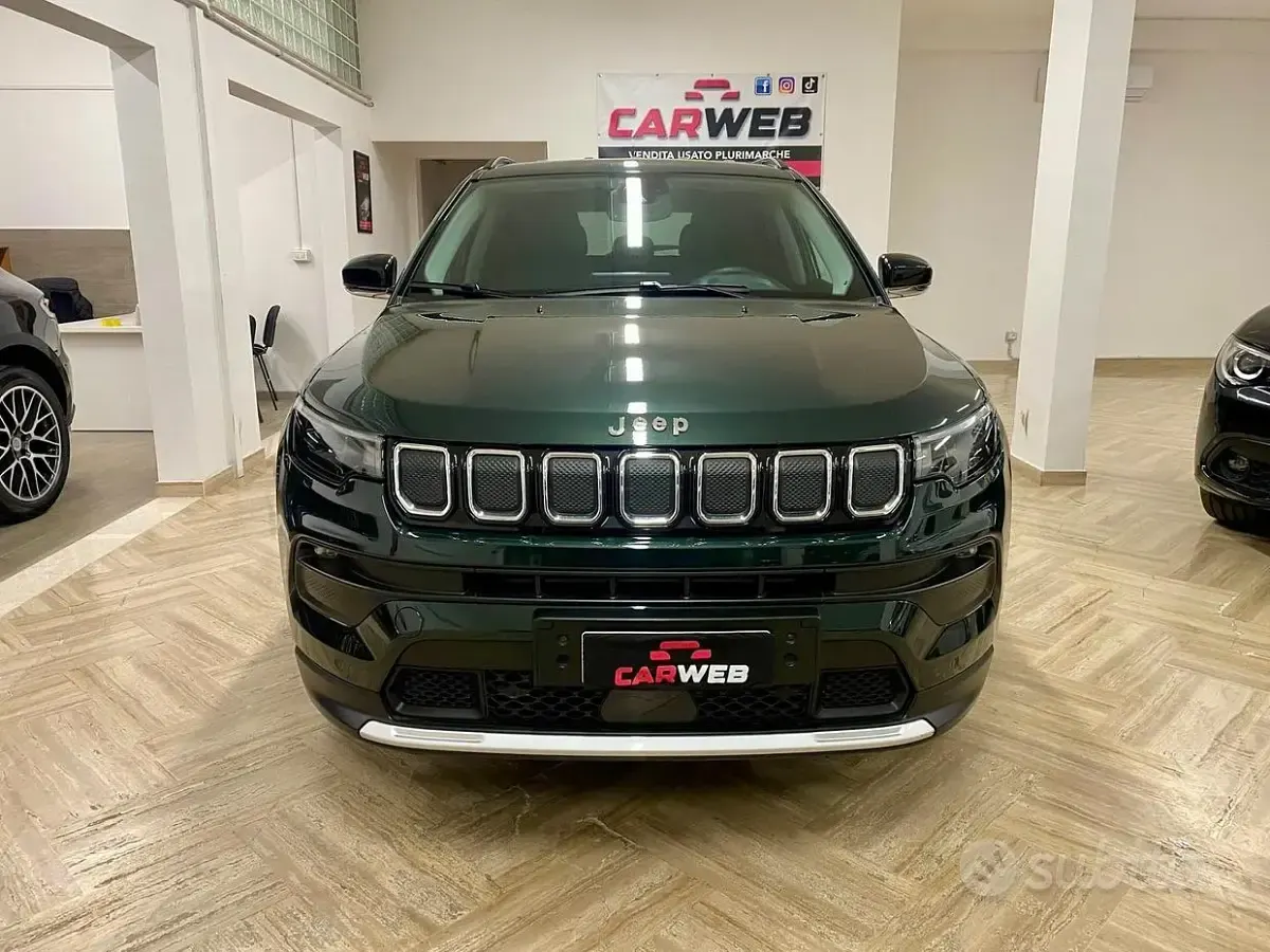 Usata Jeep Compass Limited 131 CV (96 kW) 2021 Verde SUV