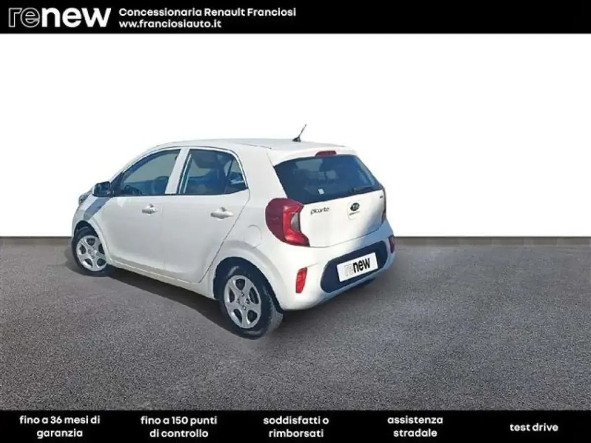 Usata Kia Picanto Active 65 CV (47 kW) 2019 Bianco Utilitaria