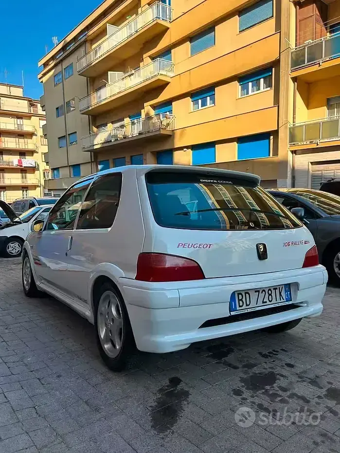 Usata Peugeot 106 118 CV (86 kW) 1999 Bianco Utilitaria
