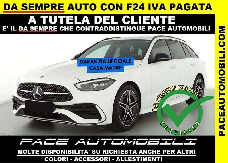 Bianco Usata 2023 Mercedes C220 Premium Station wagon | 43.900 € (Buon prezzo) - Immagine 1/1
