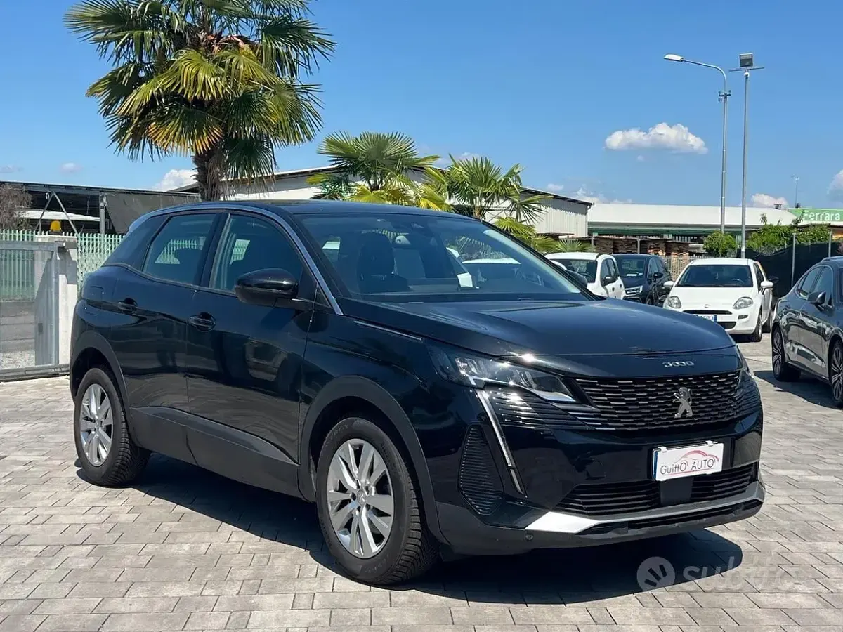 Usata Peugeot 3008 Business-Line 131 CV (96 kW) 2021 Nero SUV