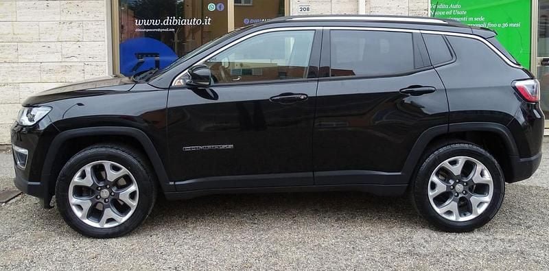 Usata Jeep Compass Limited 140 CV (102 kW) 2018 Nero SUV