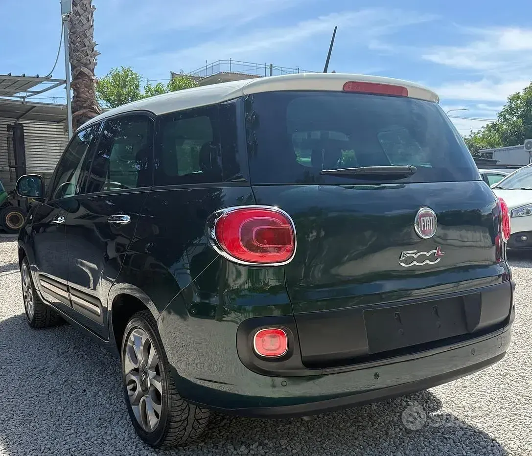 Usata Fiat 500L Living 80 CV (58 kW) 2014 Verde Monovolume