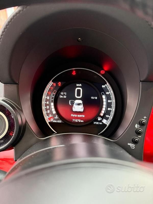 Usata Abarth 595 140 CV (102 kW) 2016 Rosso Berlina