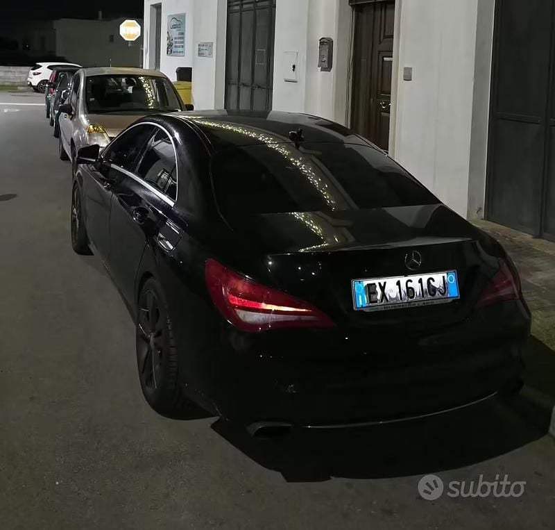 Usata Mercedes CLA200 136 CV (100 kW) 2014 Nero Berlina