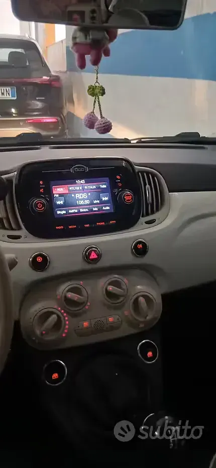 Usata Fiat 500 69 CV (50 kW) 2019 Bianco Berlina
