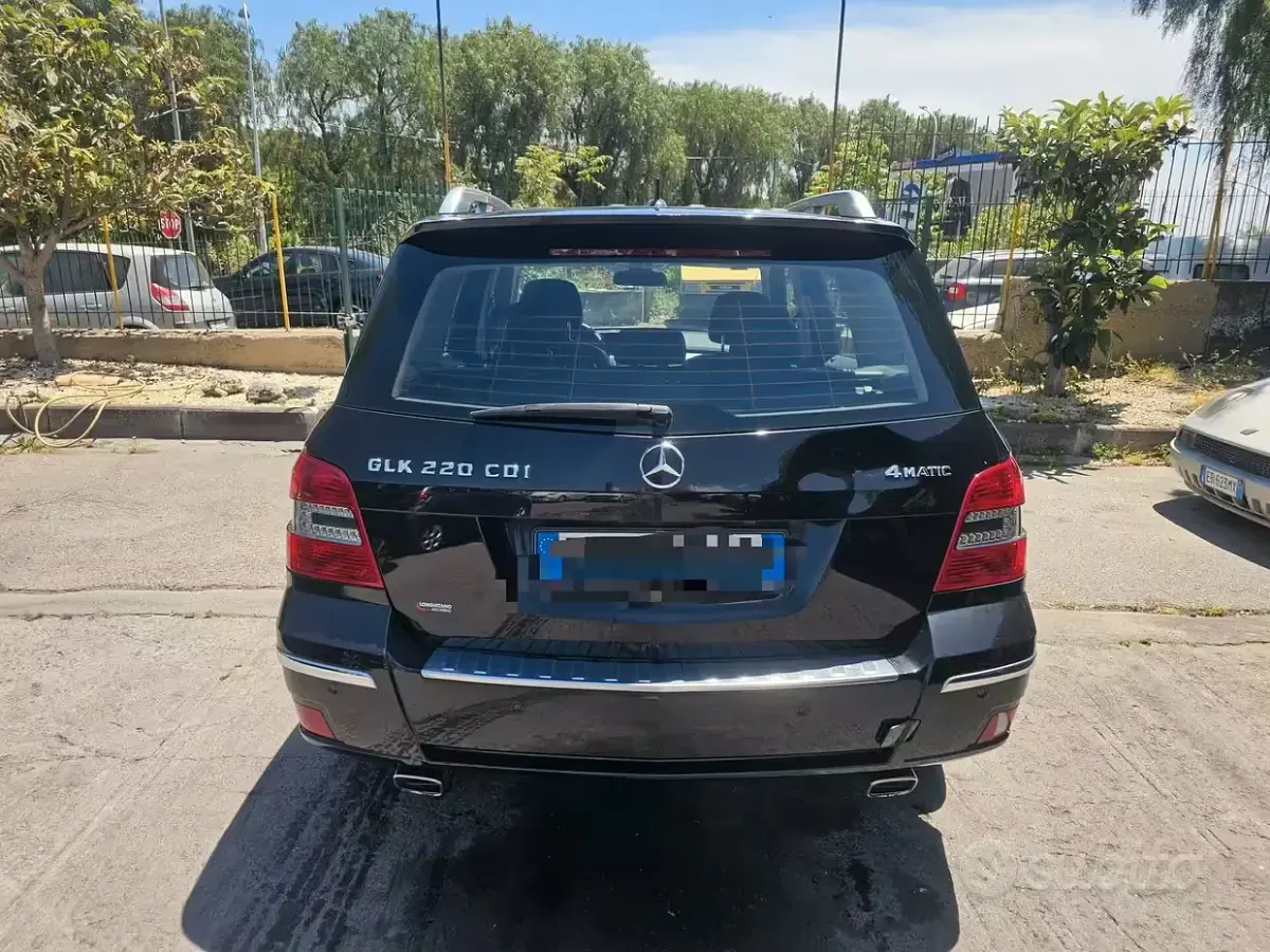 Usata Mercedes GLK220 170 CV (125 kW) 2009 Nero SUV