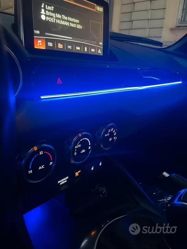 Usata Fiat 124 Spider Lusso 140 CV (102 kW) 2017 Bianco Cabrio