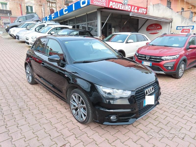 Usata Audi A1 S-Line 90 CV (66 kW) 2014 Nero Utilitaria