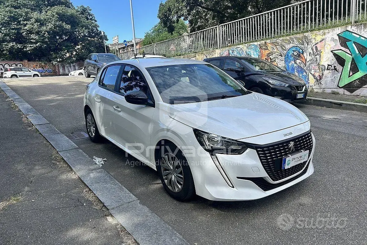 Usata Peugeot 208 Active 75 CV (55 kW) 2022 Bianco Utilitaria