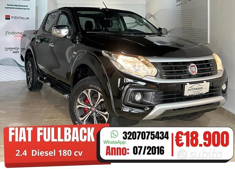 Nero Usata 2016 Fiat Fullback Pick-up | 18.900 € (Buon prezzo) - Immagine 1/4