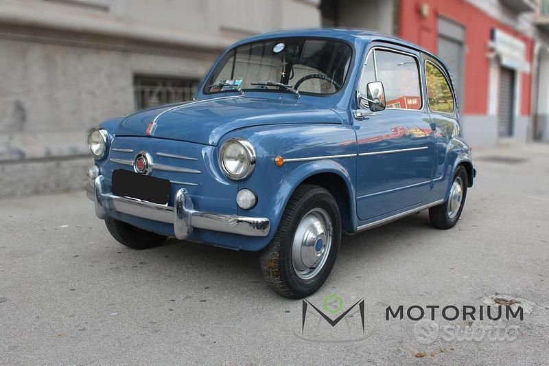 Usata Fiat 600D 1960 Blu Berlina