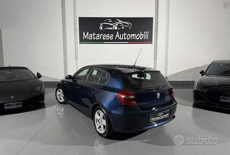 Usata BMW 116 116 CV (85 kW) 2007 Blu Utilitaria