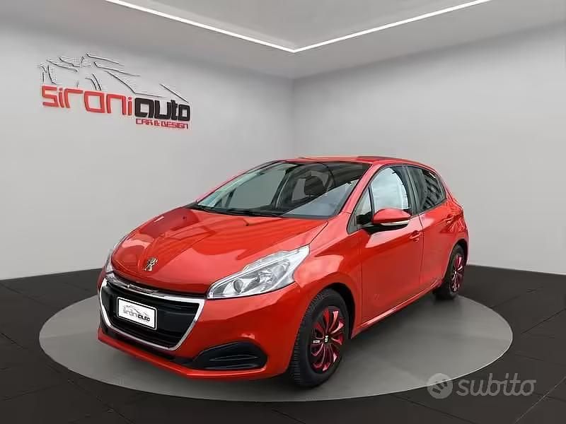 Usata Peugeot 208 Active 83 CV (61 kW) 2019 Arancione Utilitaria