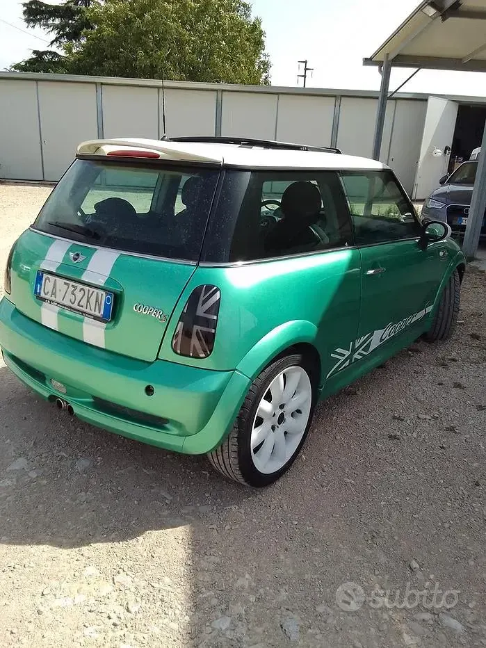 Usata Mini Cooper S Coupé 163 CV (119 kW) 2002 Verde Coupé